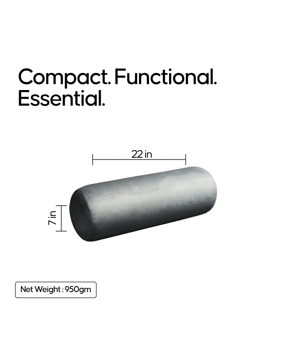 Espalda Bolster Pillow | Ergonomic Support for Home & Sleep