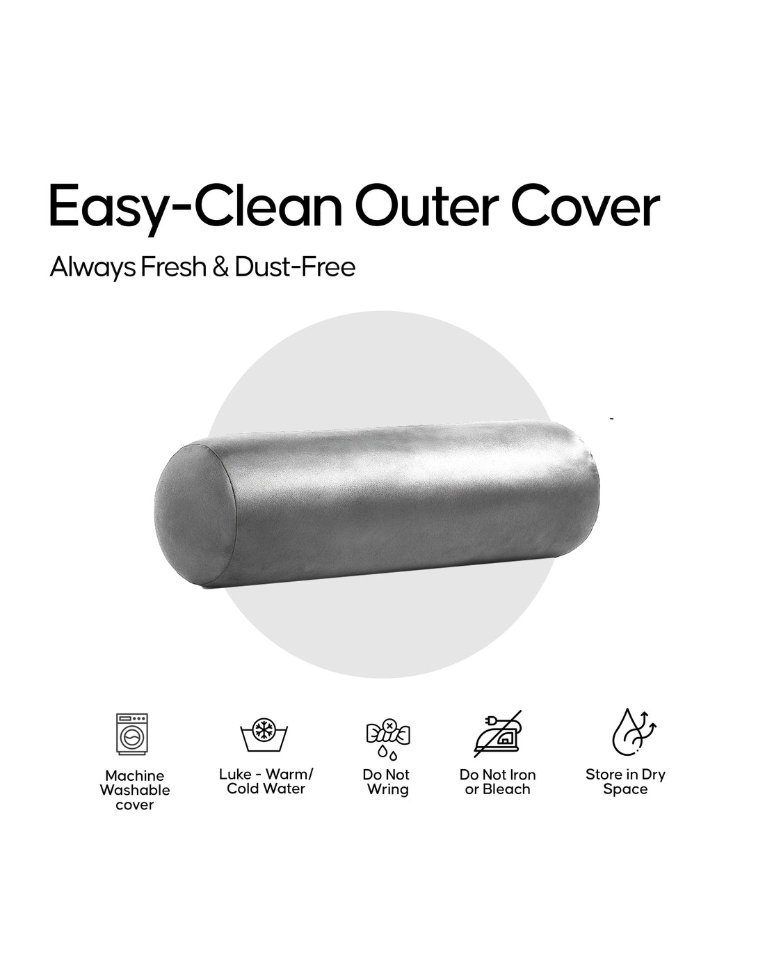 Espalda Bolster Pillow | Ergonomic Support for Home & Sleep