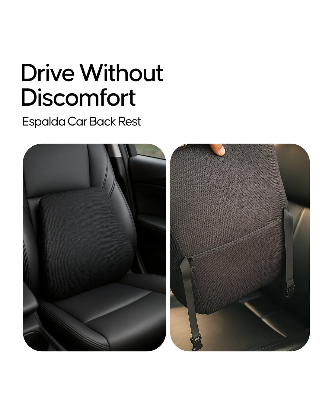 Espalda Car Back Rest | Orthopedic Lumbar Support Cushion