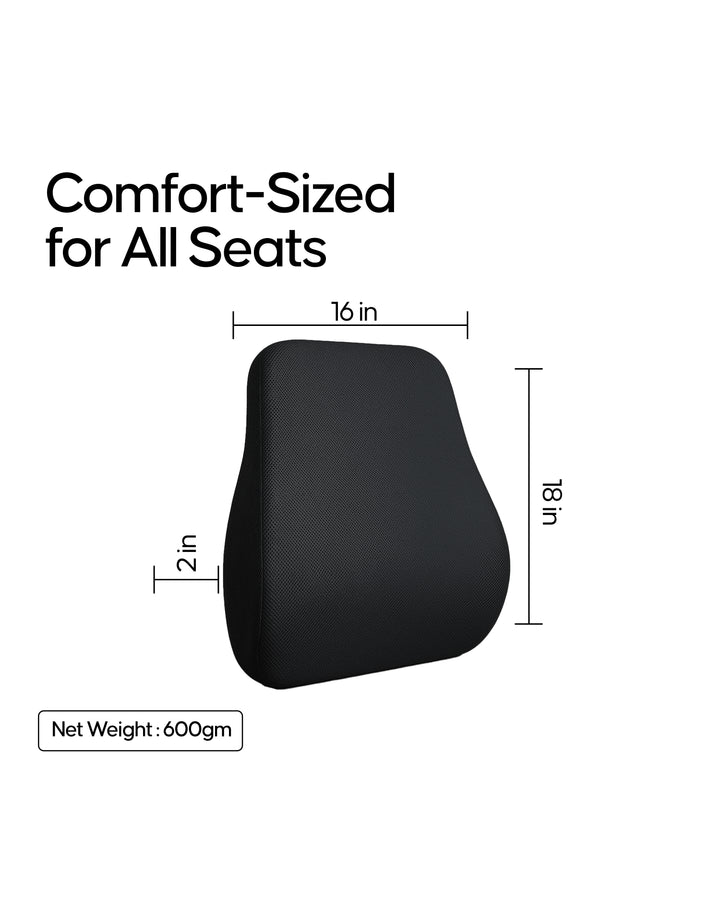 Espalda Car + Office Ergonomic Combo – 3-in-1 Neck, Back & Coccyx Support Set