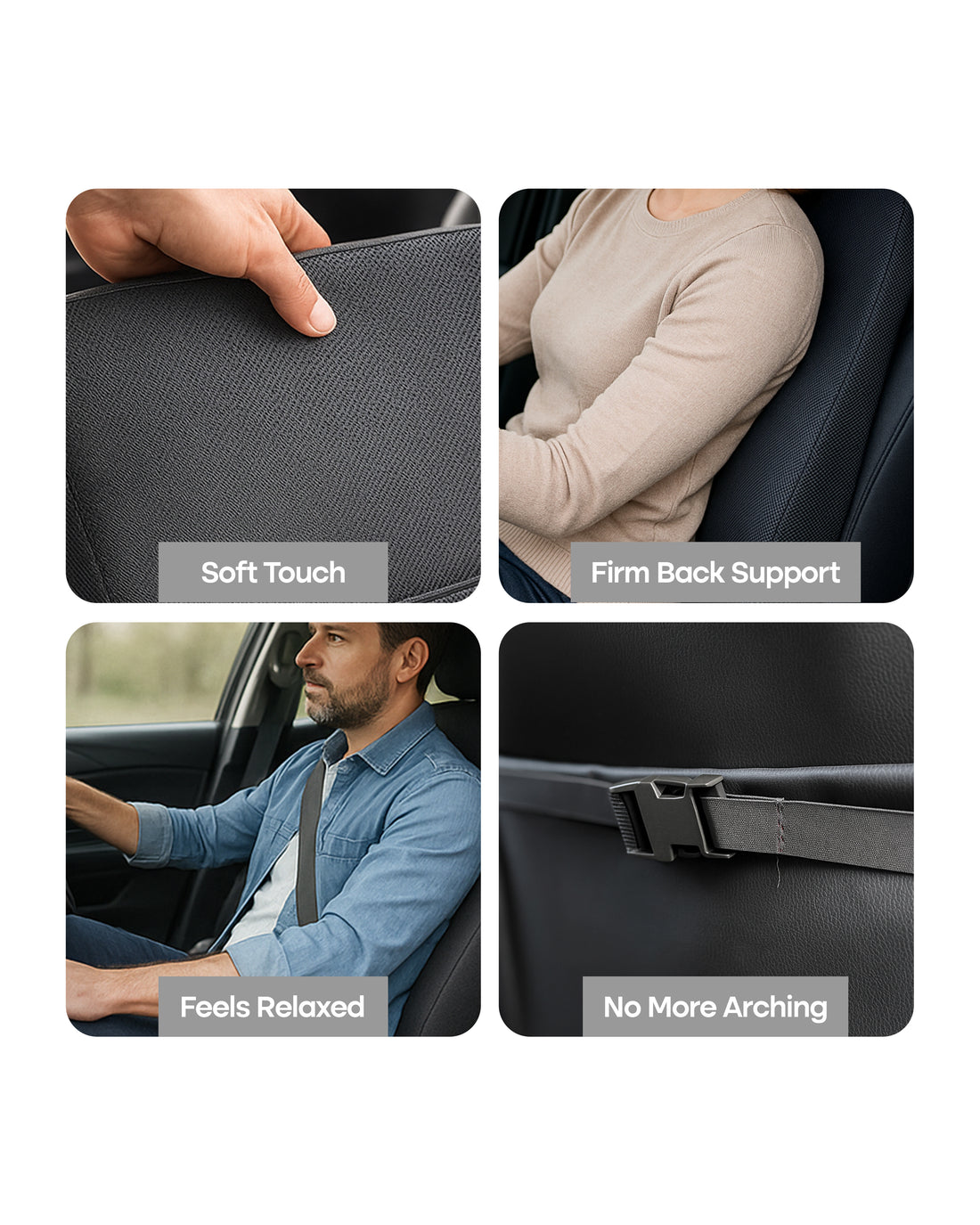 Espalda Car Back Rest | Orthopedic Lumbar Support Cushion