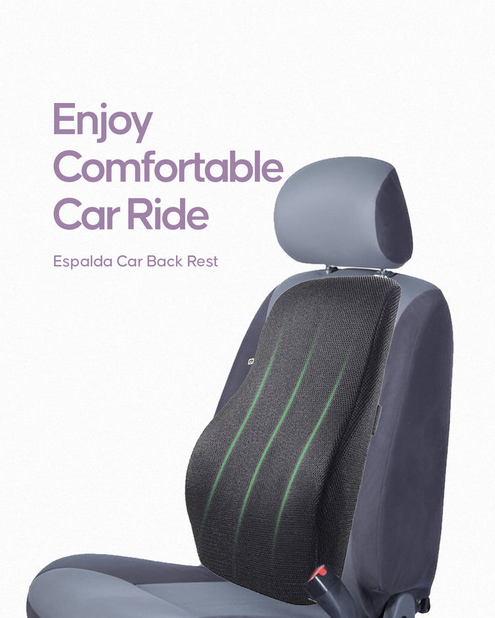 Espalda Car Back Rest – Orthopedic Lumbar Support for Ultimate Comfort