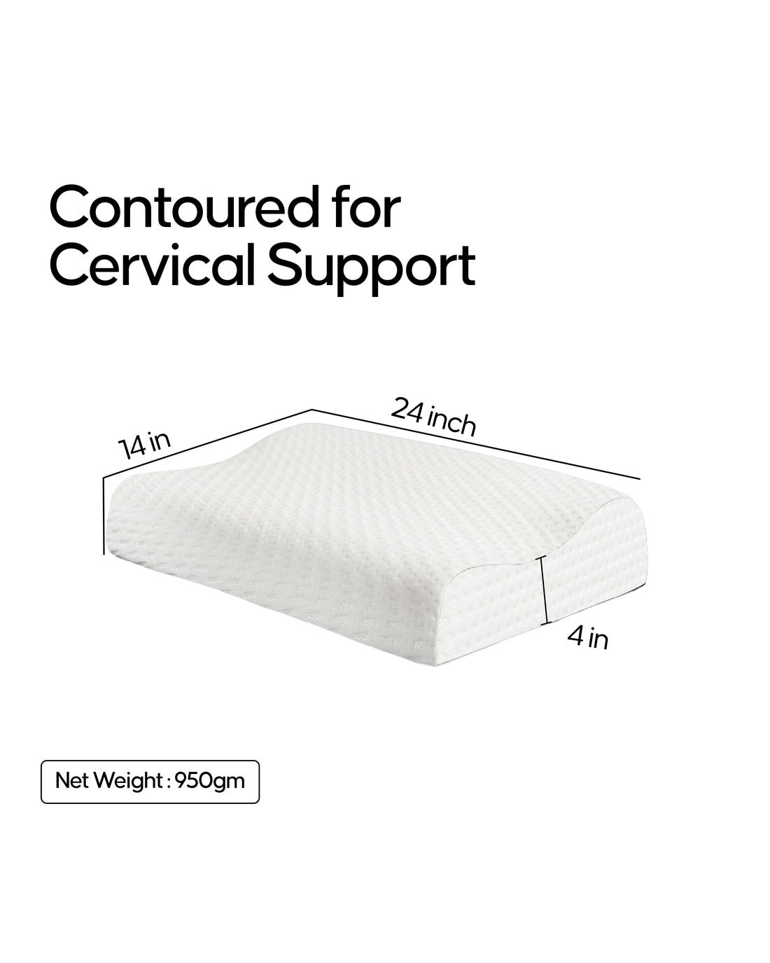Espalda Contour Pillow | Orthopedic Cervical Sleep Support