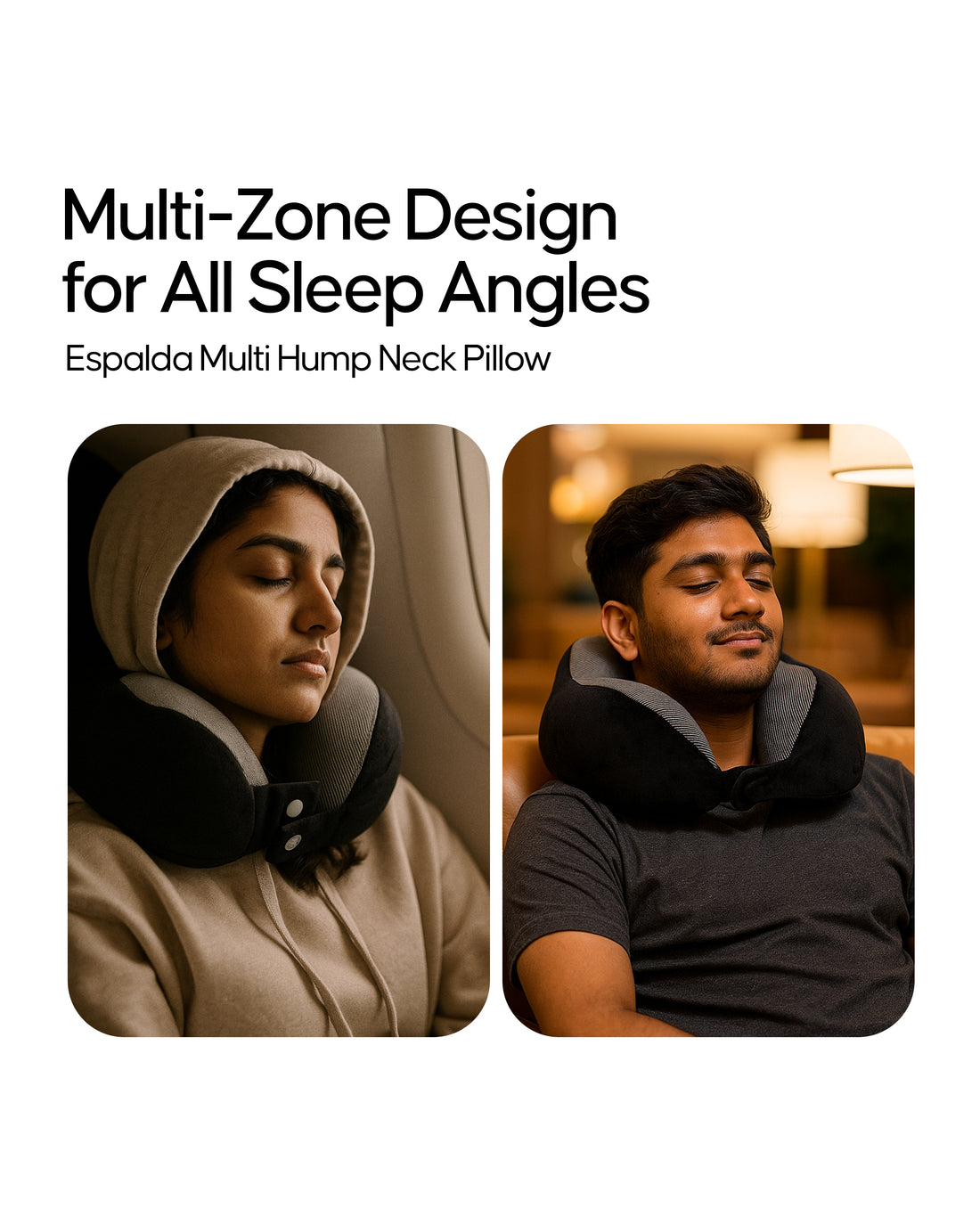 Espalda Multi-Hump Neck Pillow | Cervical Support Design