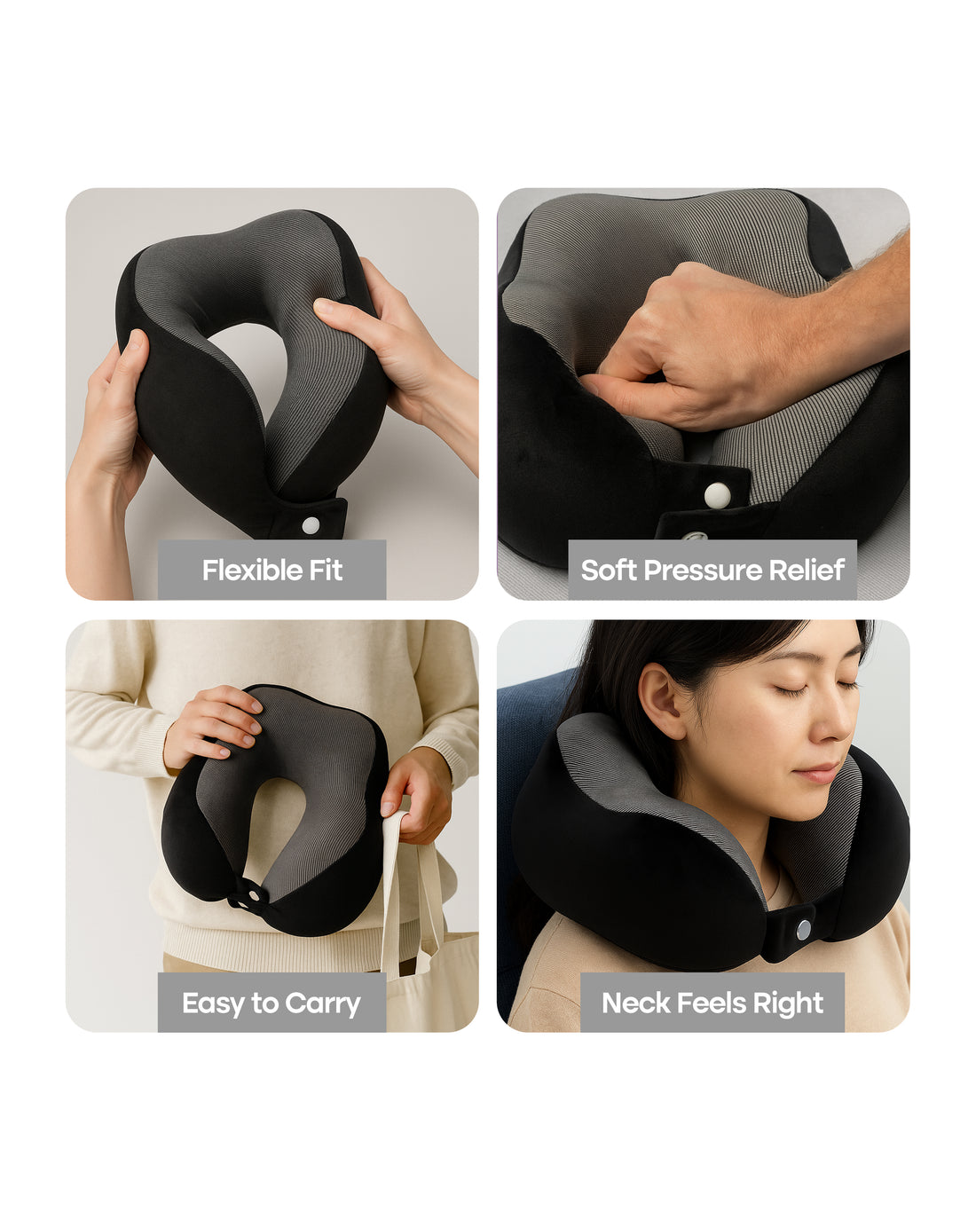 Espalda Multi-Hump Neck Pillow | Cervical Support Design