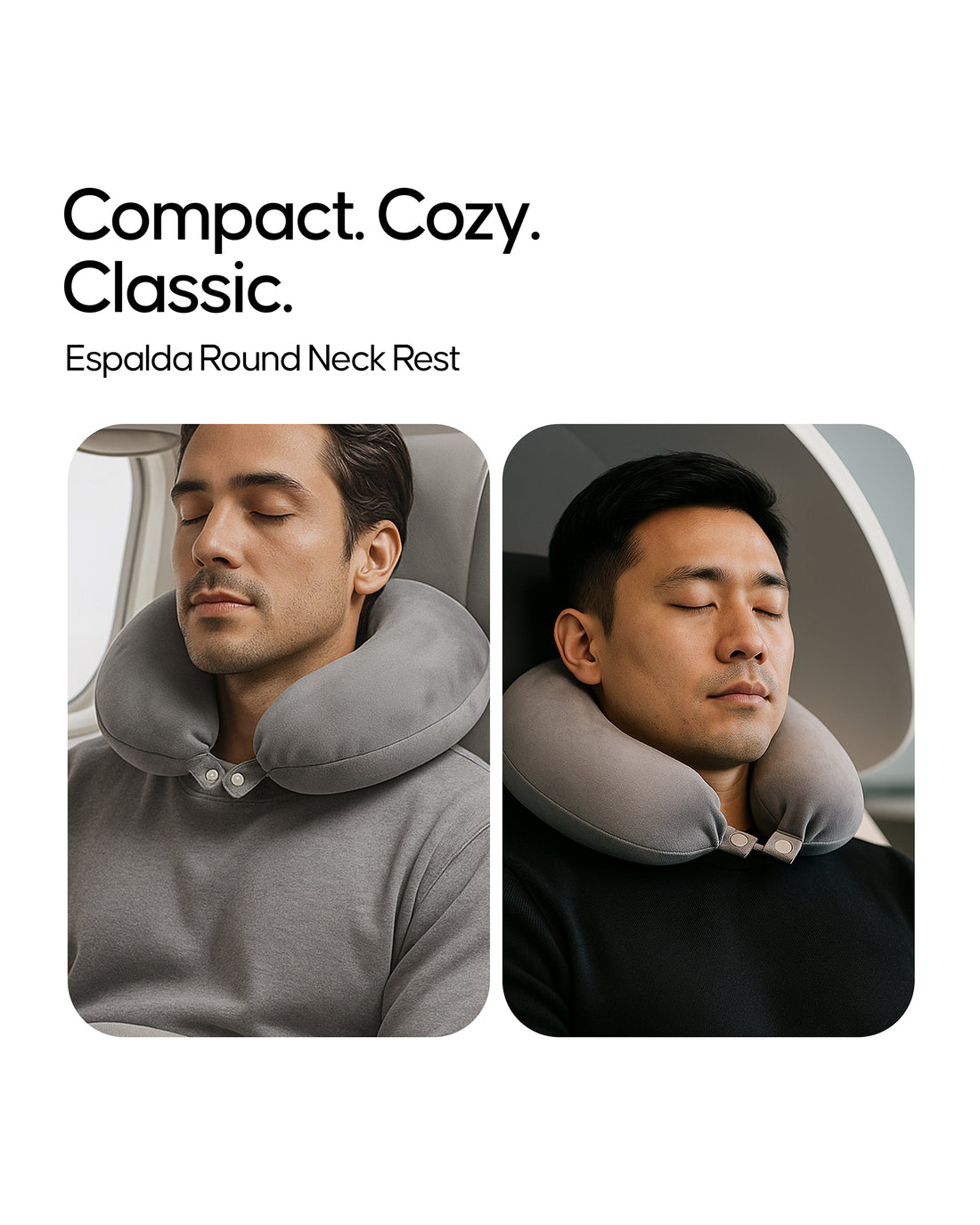 Espalda Round Neck Rest | Compact Travel Neck Pillow