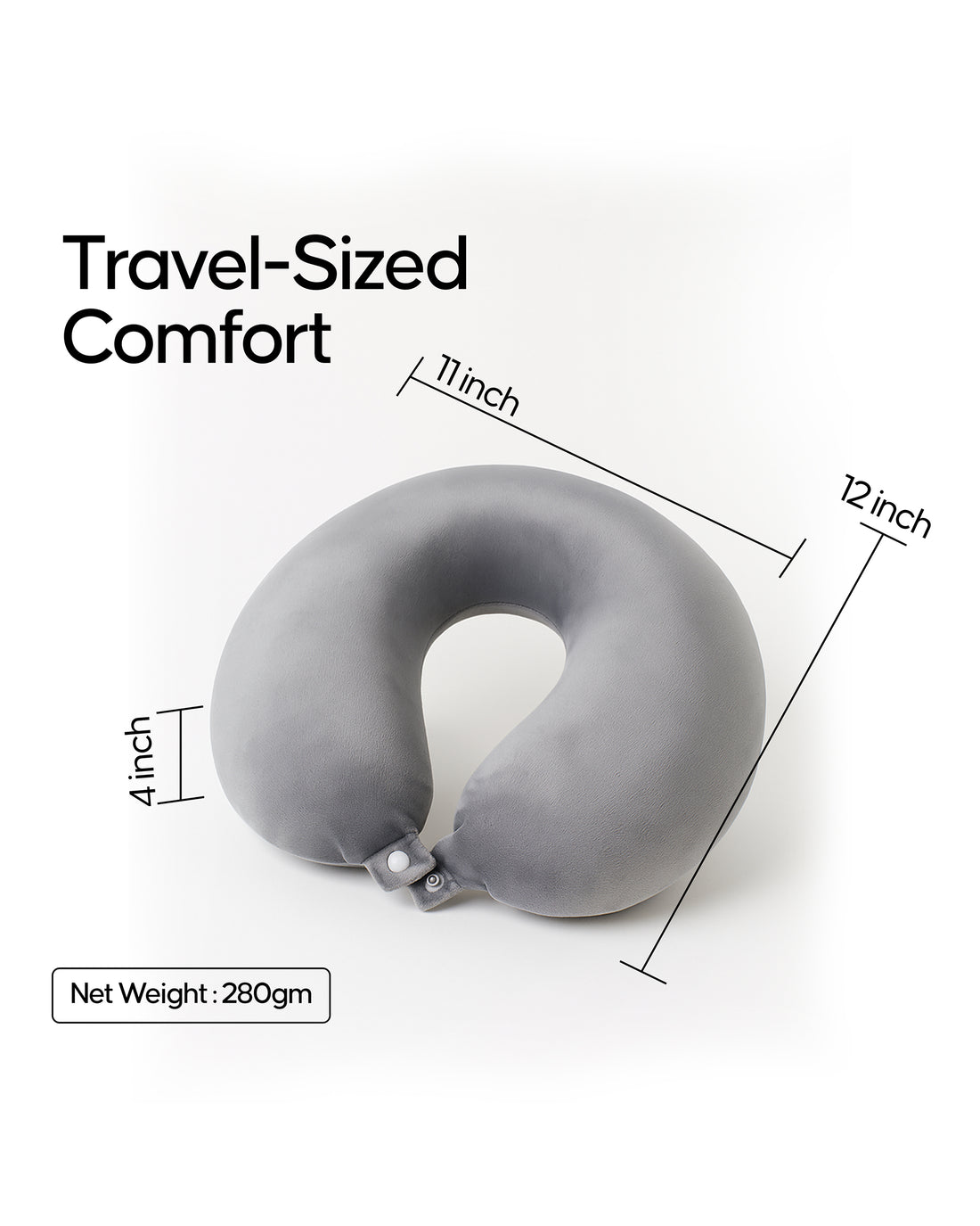 Espalda Round Neck Rest | Compact Travel Neck Pillow