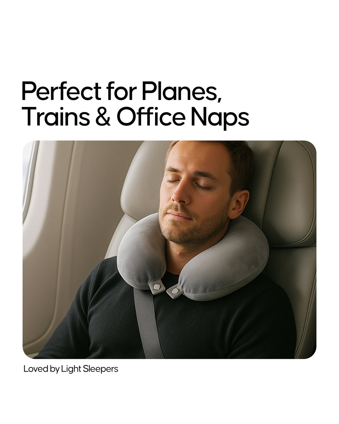 Espalda Round Neck Rest | Compact Travel Neck Pillow