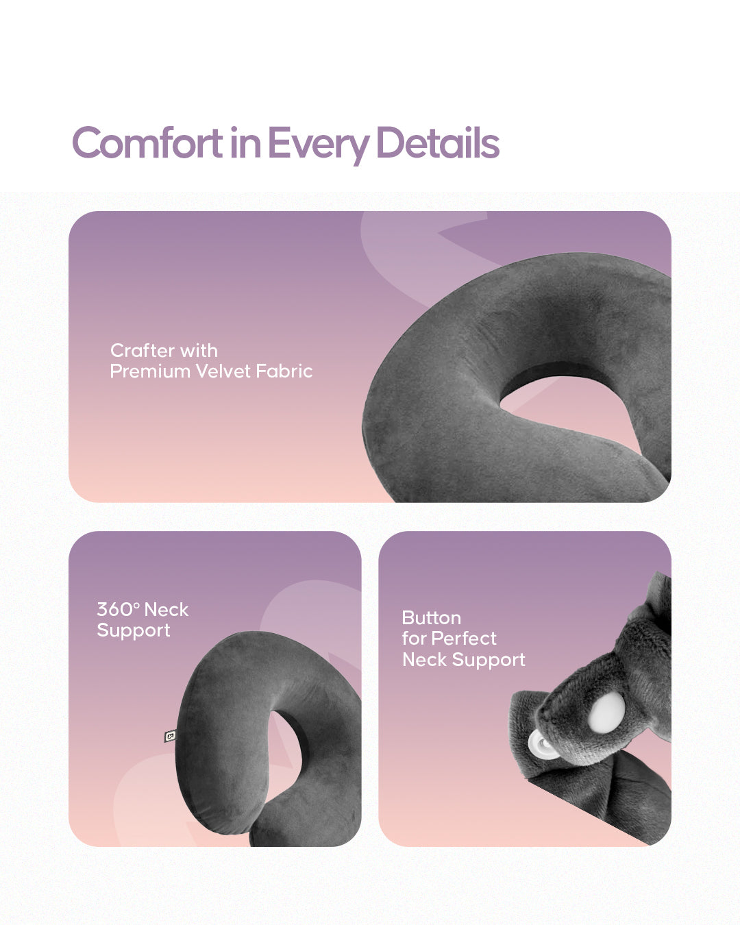 Espalda Round Neck Rest – Ergonomic Neck & Cervical Support