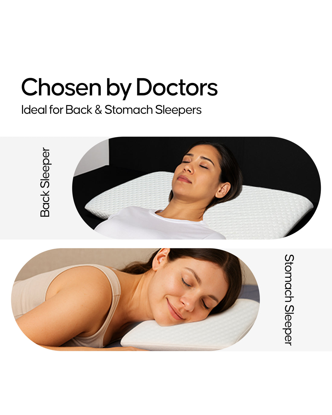 Espalda Ultra Slim Pillow | 2-Inch Flat Memory Foam Pillow