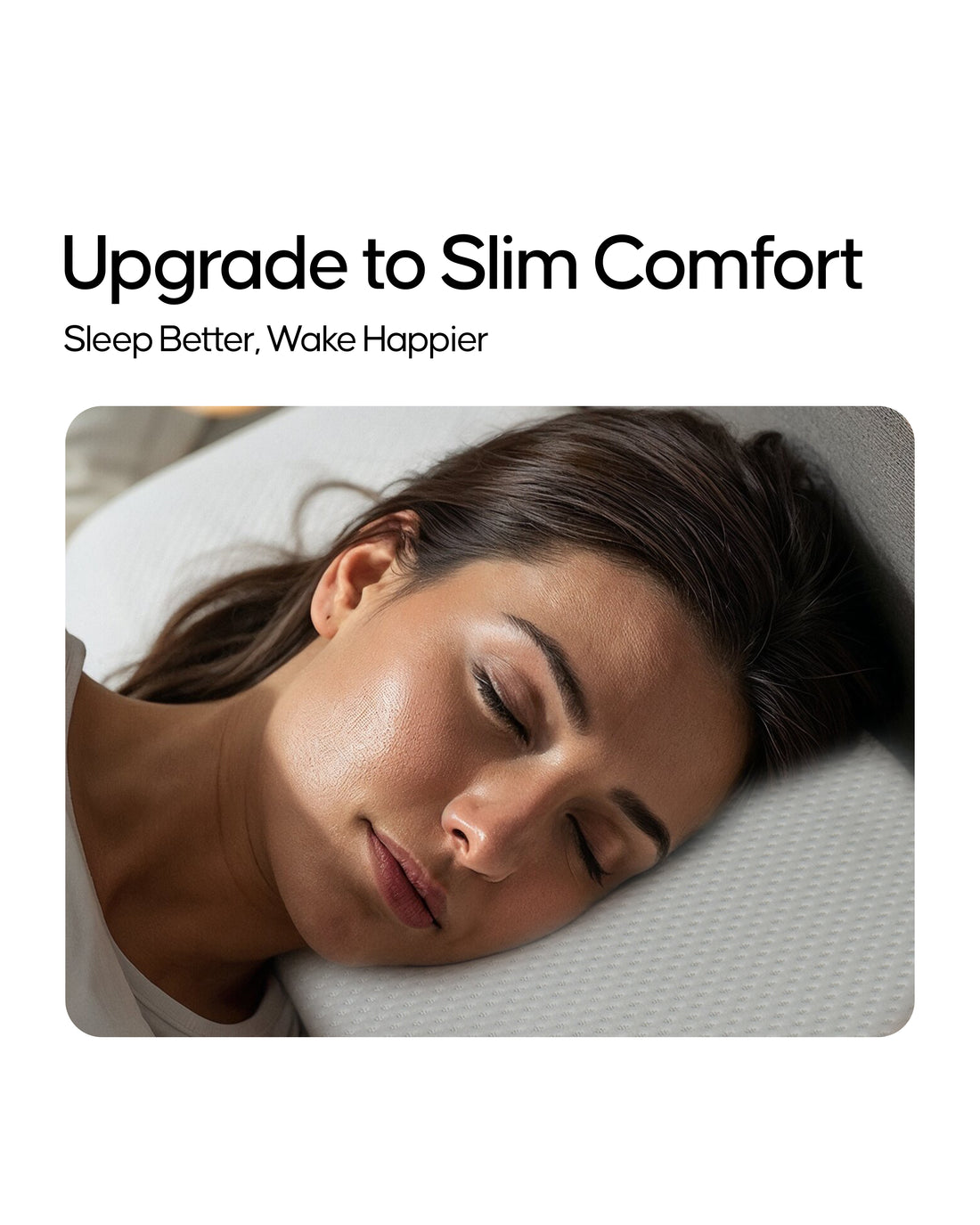 Espalda Ultra Slim Pillow | 2-Inch Flat Memory Foam Pillow