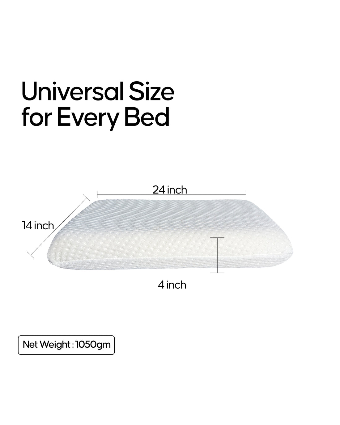Espalda Memory Foam Pillow | All Sleep Position Comfort