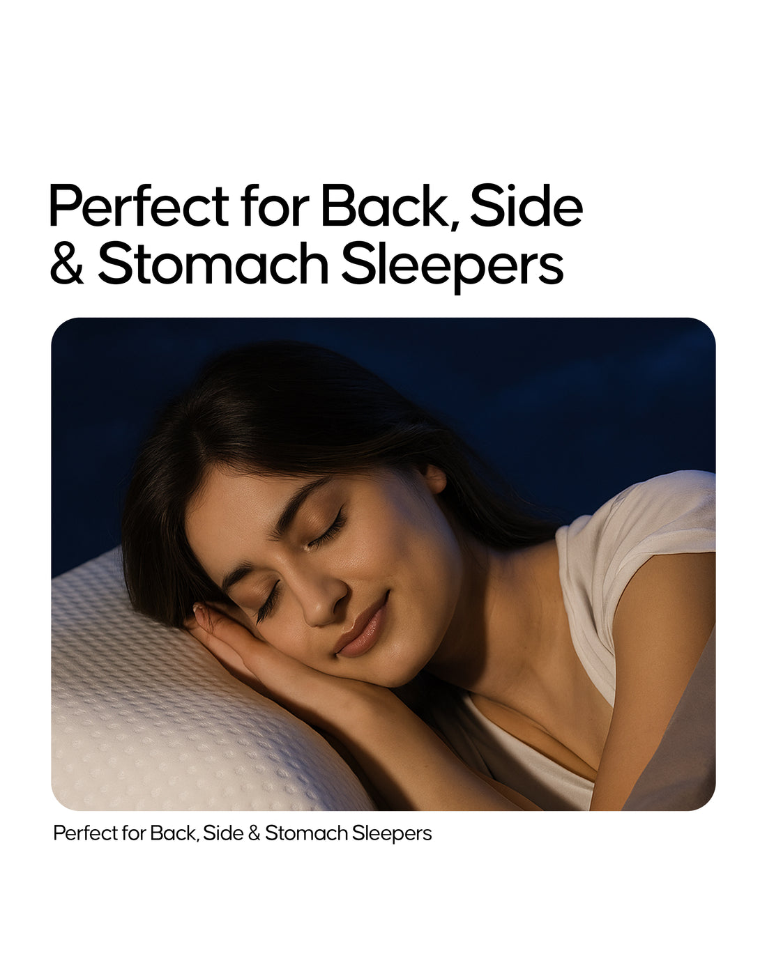 Espalda Memory Foam Pillow | All Sleep Position Comfort
