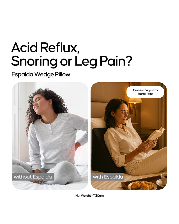 Espalda Wedge Pillow | 7-Inch Elevation Support Cushion