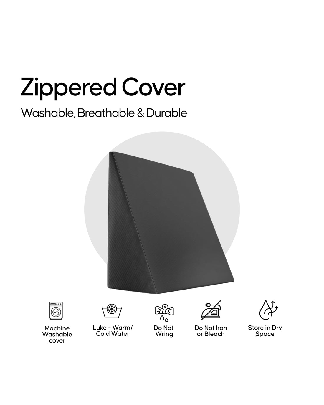Espalda Wedge Pillow | 7-Inch Elevation Support Cushion